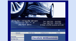 Desktop Screenshot of krausse-sinn.de